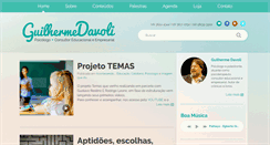 Desktop Screenshot of guilhermedavoli.com.br