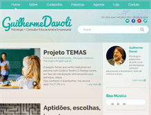 Tablet Screenshot of guilhermedavoli.com.br